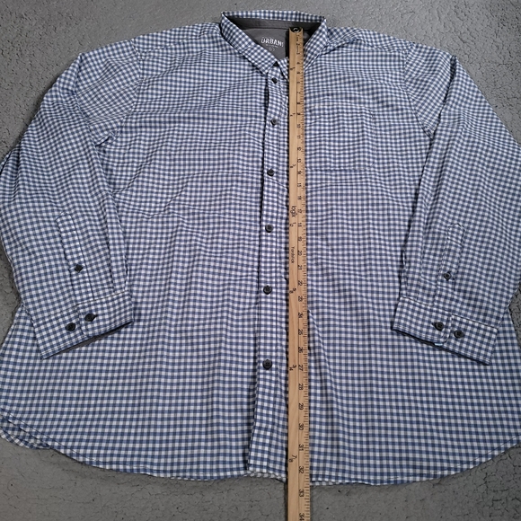 Chef Works Urban Collection Shirt Mens XXL Long Sleeve Collared Stretch Blue - Picture 4 of 7